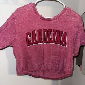 Carolina Cropped Tee in Vintage Rose